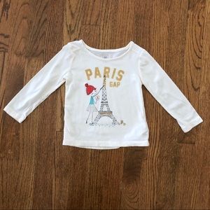 Gap Paris Long Sleeve Tee, 18-24 Months